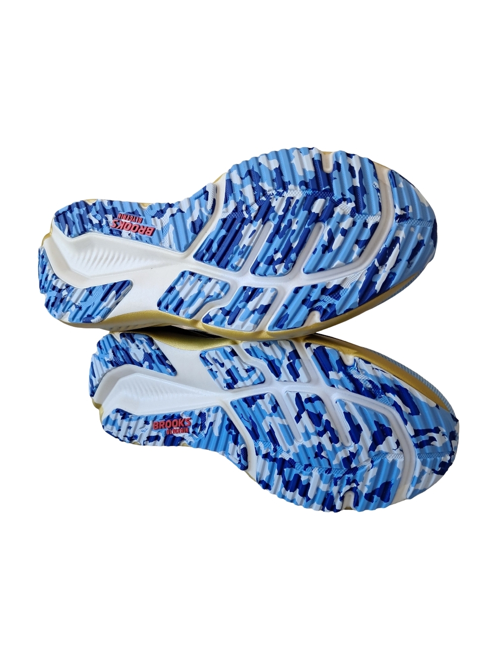 Brooks Glycerin 23 X Disney Genie Aladdin Mens Running Shoes Size 10.5 Blue Gold - Picture 5 of 10